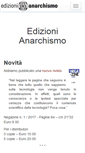 Mobile Screenshot of edizionianarchismo.net
