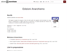 Tablet Screenshot of edizionianarchismo.net